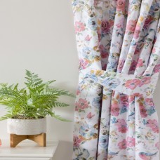 Belledorm Secret Garden Lined Curtains with Tiebacks